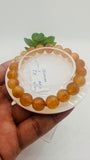 Andesine Bracelet- Size 10 mm- Code# D4 - AAA Quality length 7.5 Inch Origin Tibet - Natural Andesine Round Bracelet