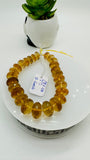 Citrine Faceted Roundel 9-14  mm Big Size  • Length 7 Inch •  AAA grade • Natural Citrine Beads• Citrine Rondelle Faceted