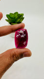 Garnet Rose Cut Fancy Shape • Code C9-C12 • Garnet Faceted Cut (Polki) • AAA Quality- Best for Jewelry making • One Side Cutting