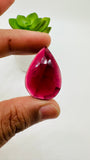 Garnet Rose Cut Fancy Shape • Code C17- C22 • Garnet Faceted Cut (Polki) • AAA Quality- Best for Jewelry making • One Side Cutting