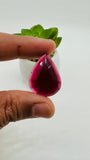 Garnet Rose Cut Fancy Shape • Code C29- C34 • Garnet Faceted Cut (Polki) • AAA Quality- Best for Jewelry making • One Side Cutting