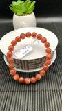 Sunstone Bracelet 8 mm size- Code #S3  -AAA Quality - Natural Sunstone Beaded Bracelet - Length 7.5 Inch
