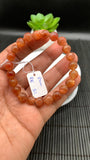 Sunstone Bracelet 8 mm size- Code #S1  -AAA Quality - Natural Sunstone Beaded Bracelet - Length 7.5 Inch