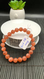 Sunstone Bracelet 8 mm size- Code #N5  -AAA Quality - Natural Sunstone Beaded Bracelet - Length 7.5 Inch