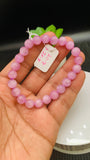 Kunzite Bracelet - 8 mm Size - Code# C1  - AAA Quality - Natural Kunzite Round Bracelet - Length 7.5 Inch