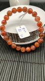 Sunstone Bracelet 8 mm size- Code #S4  -AAA Quality - Natural Sunstone Beaded Bracelet - Length 7.5 Inch