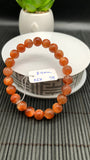 Sunstone Bracelet 8.50 mm size- Code #S9  -AAA Quality - Natural Sunstone Beaded Bracelet - Length 7.5 Inch