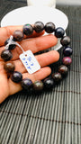 Black Opal Bracelet• 12.50  mm Size • Code A12 •  Natural Opal Round Bracelet •7.5” Length • AAA Quality