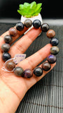 Black Opal Bracelet• 12.50  mm Size • Code A14 •  Natural Opal Round Bracelet •7.5” Length • AAA Quality