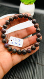 Black Opal Bracelet• 8mm  mm Size • Code A15 •  Natural Opal Round Bracelet •7.5” Length • AAA Quality