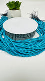 Turquoise Round 3 mm size  AAA Quality -100 % Natural Turquoise -  Length 40 cm - Turquoise Round Beads, sleeping beauty Turquoise