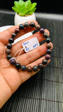 Black Opal Bracelet• 8 mm Size • Code A3 •  Natural Opal Round Bracelet •7.5” Length • AAA Quality