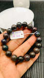 Black Opal Bracelet• 10 mm Size • Code A6 •  Natural Opal Round Bracelet •7.5” Length • AAA Quality