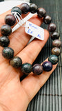 Black Opal Bracelet• 10 mm Size • Code A6 •  Natural Opal Round Bracelet •7.5” Length • AAA Quality