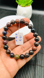 Black Opal Bracelet• 8mm  mm Size • Code A16 •  Natural Opal Round Bracelet •7.5” Length • AAA Quality