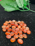Sunstone Cabs 6X8mm -Pack of 4 Pieces -AAA Quality cabs- Sunstone Oval Cabochon -Natural Sunstone Cabs