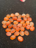 Sunstone Cabs 6X8mm -Pack of 4 Pieces -AAA Quality cabs- Sunstone Oval Cabochon -Natural Sunstone Cabs