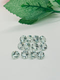 Prasiolite Faceted 8 mm - Pack of 2 Pcs - AAA Quality - Natural color - Natural Prasiolite Stone- Green Amethyst loose stone