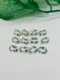 Prasiolite Faceted 6X8 mm - Pack of 4 Pcs - AAA Quality - Natural color - Natural Prasiolite Stone- Green Amethyst loose stone