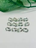 Prasiolite Faceted 6X8 mm - Pack of 4 Pcs - AAA Quality - Natural  color -  Natural Prasiolite Stone- Green Amethyst loose stone