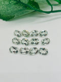 Green Amethyst Faceted 6X8 mm - Pack of 4 Pcs - AAA Quality - Natural  color -  Natural Prasiolite Stone- Green Amethyst loose stone