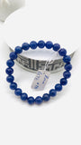 Tanzanite Bracelet - 8 mm Size - Code #T5 - 7.5 Inch Length - 4A Quality - Natural Tanzanite Round Beaded Bracelet
