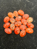 Sunstone Cabs 10X14mm -Pack of 1 Pieces -AAA Quality cabs- Sunstone Oval Cabochon -Natural Sunstone Cabs