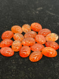Sunstone Cabs 10X14mm -Pack of 1 Pieces -AAA Quality cabs- Sunstone Oval Cabochon -Natural Sunstone Cabs