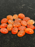 Sunstone Cabs 10X14mm -Pack of 1 Pieces -AAA Quality cabs- Sunstone Oval Cabochon -Natural Sunstone Cabs