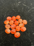 Sunstone Cabs 9X11mm -Pack of 2 Pieces -AAA Quality cabs- Sunstone Oval Cabochon -Natural Sunstone Cabs