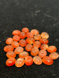 Sunstone Cabs 8X10mm -Pack of 4 Pieces -AAA Quality cabs- Sunstone Oval Cabochon -Natural Sunstone Cabs