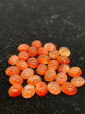 Sunstone Cabs 8X10mm -Pack of 4 Pieces -AAA Quality cabs- Sunstone Oval Cabochon -Natural Sunstone Cabs