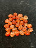 Sunstone Cabs 8X10mm -Pack of 4 Pieces -AAA Quality cabs- Sunstone Oval Cabochon -Natural Sunstone Cabs