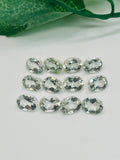 Prasiolite Faceted 6X8 mm - Pack of 4 Pcs - AAA Quality - Natural color - Natural Prasiolite Stone- Green Amethyst loose stone
