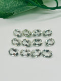 Green Amethyst Faceted 6X8 mm - Pack of 4 Pcs - AAA Quality - Natural  color -  Natural Prasiolite Stone- Green Amethyst loose stone