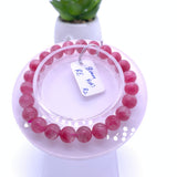 Rhodonite Bracelet 8 mm size Code# R2 • AAAA Quality • Natural Larimar Round Bracelet- Length 7.50 Inch