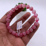 Rhodonite Bracelet 8 mm size Code# A1 • AAA+ Quality • Natural Larimar Round Bracelet- Length 7.50 Inch