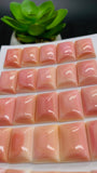 Queen Conch Shell Rectangle Cabs • 12x16 mm Size • Pack of 2 Pc • AAA Quality • Flat Back • Queen Conch Cabochons