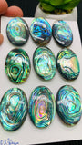 Abalone Shell Oval Cabs- 20x30 mm Size- Pack of 1 Pc- AAAA Quality-  Natural Abalone Cabochons