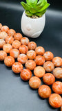 Orange Calcite Round Beads 20 MM - Length 40 cm - AAA Quality- Rare Available Beads - 100% Natural