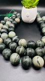 Undersea Green Hair Agate Round Beads 20 MM - Length 40 cm - AAA Quality- Rare Available Beads - 100% Natural