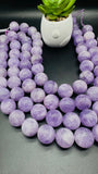 Lavender Amethyst Round Beads 20 mm Size - Length 40 cm - AAA Quality- Rare Available Beads - 100% Natural