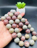 Grass Flower Jasper Round Beads 20 MM - Length 40 cm - AAA Quality- Rare Available Beads - 100% Natural