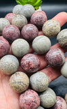 Grass Flower Jasper Round Beads 20 MM - Length 40 cm - AAA Quality- Rare Available Beads - 100% Natural