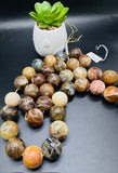 Green Opal Round Beads 20 mm Size - Length 40 cm - AAA Quality- Rare Available Beads - 100% Natural