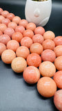Peach Calcite Round Beads 20 MM - Length 40 cm - AAA Quality- Rare Available Beads - 100% Natural