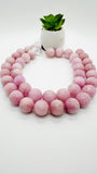 Kunzite Round Beads - 20 mm Size - Length 40cm - AAA Quality -Rare Available - Natural Kunzite Beads -Origin Brazil
