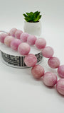 Kunzite Round Beads - 20 mm Size - Length 40cm - AAA Quality -Rare Available - Natural Kunzite Beads -Origin Brazil