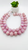 Kunzite Round Beads - 20 mm Size - Length 40cm - AAA Quality -Rare Available - Natural Kunzite Beads -Origin Brazil