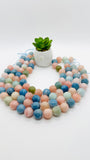 Morganite Round Beads - 18 mm Size - AAA Quality- Rare Beads - Natural Morganite Beads Big Size- Length 40 cm